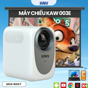 Máy chiếu mini KAW 003E – Full HD 1080P, 7000 Lumens, Android 9.0, Wifi & Bluetooth