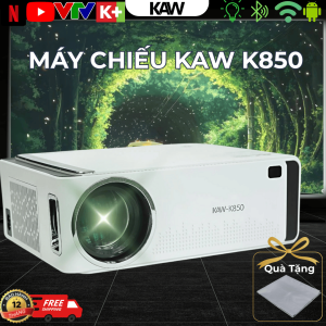 Máy chiếu Mini KAW K850, Hệ điều hành Android mới nhất, Kết nối máy tính, điện thoại