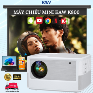 Máy Chiếu Mini KAW K800 – Android, Wifi, Hình Ảnh Sắc Nét
