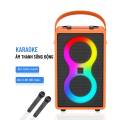 Loa KAW PartyBox K8 On-The-Go Di Động, Công Suất Lớn, Kèm 2 Micro Karaoke Chuyên Nghiệp