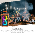 Loa KAW PartyBox K8 On-The-Go Di Động, Công Suất Lớn, Kèm 2 Micro Karaoke Chuyên Nghiệp