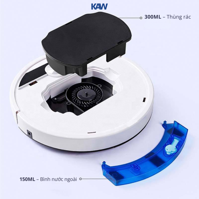 Robot Hút Bụi KAW 248C – Máy Hút Bụi Tự Động Giá Rẻ Cho Gia Đình