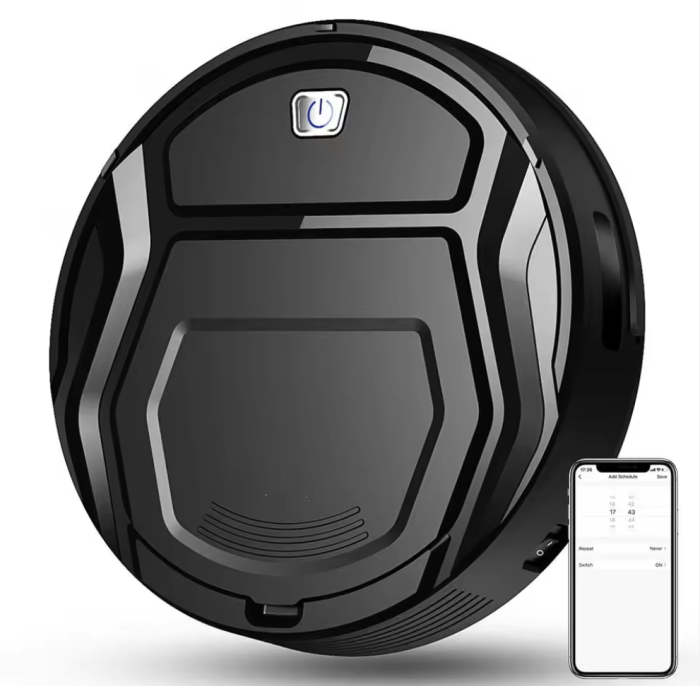 Robot hút bụi KAW 247C hồng ngoại hút lau 2 trong 1 lực hút 1499Pa