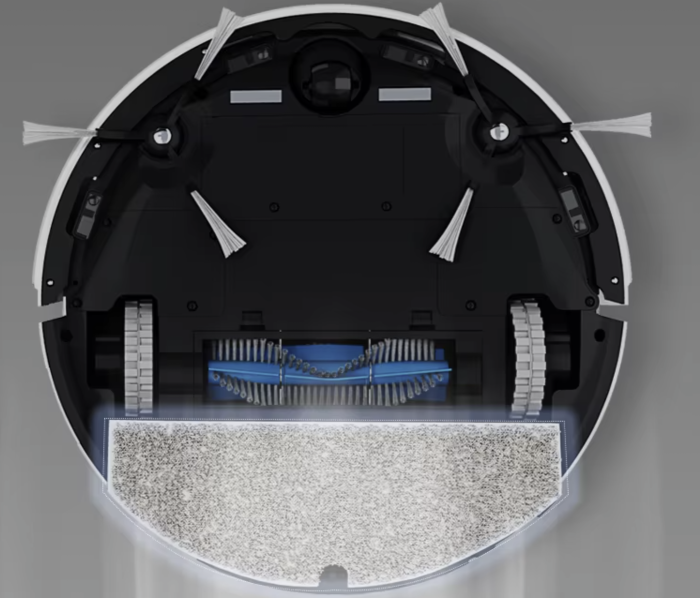 Robot Hút Bụi Lau Nhà KAW 248B – Lực hút 3500Pa, điều khiển Tuya, hút lau 2 trong 1, pin 2600mAh, điều hướng Gyroscope