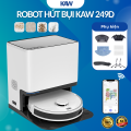 Robot Hút Bụi Lau Nhà Tự Đổ Rác KAW 249D LDS Slam 5200mAh Lực Hút Mạnh