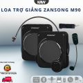 Máy Trợ Giảng ZANSONG M90 Cao Cấp Chống Hú 20W - Âm Thanh To Rõ, Trọn Bộ Mic Không Dây/Cài Áo