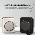 Máy Trợ Giảng ZANSONG M90 Cao Cấp Chống Hú 20W - Âm Thanh To Rõ, Trọn Bộ Mic Không Dây/Cài Áo