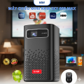 Máy Chiếu Mini KAW SKY 009 MAX – DLP 400 ANSI, 1080P, Pin 8000mAh, Android 9.0, Chiếu Ngoài Trời – Hỗ Trợ 4K