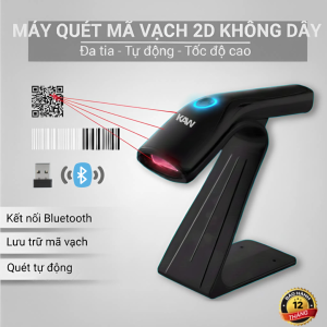 Máy Quét Mã Vạch Không Dây KAW KX-Elite 35377– Máy Quét 2D, QR Code Đa Tia Siêu Nhạy