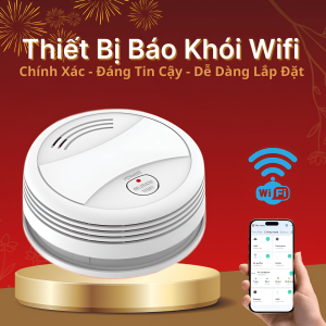Thiết Bị Báo Khói Wifi PA-443W – Phát Hiện Khói Nhanh, Báo Động Qua Điện Thoại