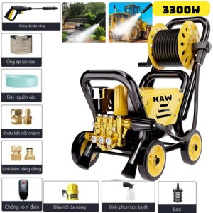 Máy rửa xe K333, Công xuất 3300W, Giá tốt nhất, Bảo hành chính hãng