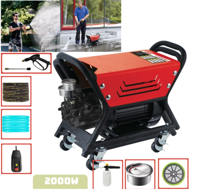 Máy Rửa Xe Áp Lực Cao KAW EcoWash K-2000M, Sức Mạnh Vượt Trội, Dễ Sử Dụng, Hiệu Quả Cao