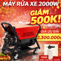 Máy Rửa Xe Áp Lực Cao KAW EcoWash K-2000M, Sức Mạnh Vượt Trội, Dễ Sử Dụng, Hiệu Quả Cao