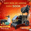 Máy rửa xe cao áp KAW K4000, Máy rửa xe công nghiệp, Sức mạnh làm sạch vượt trội