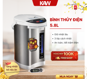 Bình thủy điện đun nước nóng, Dung tích lớn, thiết kế đẹp, Đa chức năng