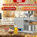Máy Ép Dầu Thực Vật Mini 800W K311 Inox Nguyên Khối – KAW HOME - Ép Đa Loại Hạt, Chế Độ Nóng & Lạnh, Dễ Dùng Cho Gia Đình