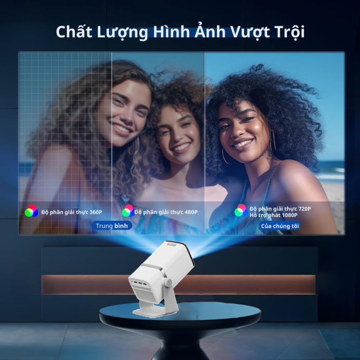 MÁY CHIẾU MINI K470 – RẠP CHIẾU PHIM DI ĐỘNG TẠI GIA