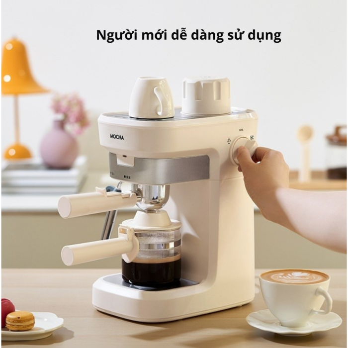 Máy pha cà phê KAW K3 Mini – Xả áp tự động, dễ dùng cho người mới