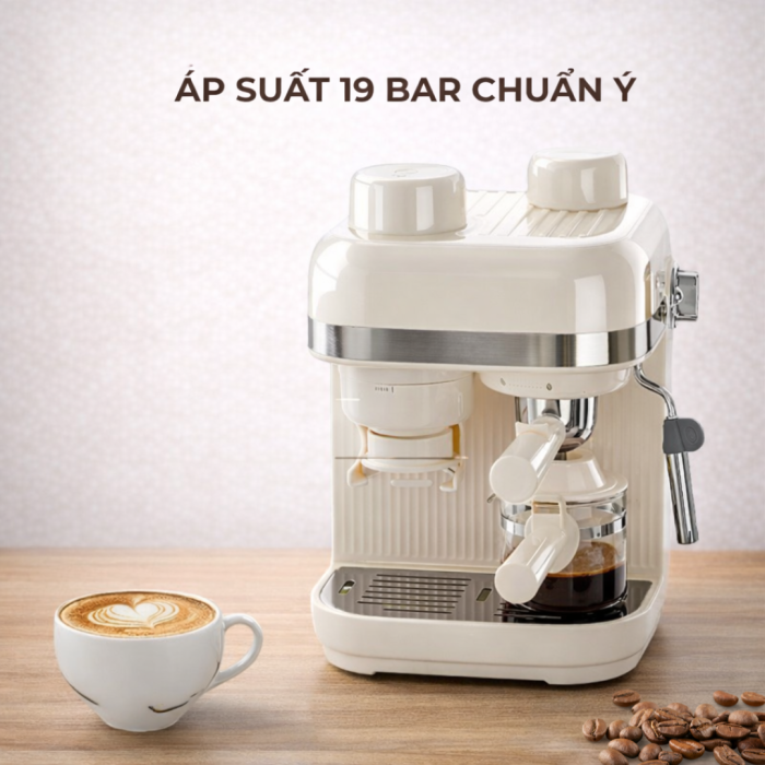 Máy Pha Cafe KAW C5 Pro 2-trong-1: Xay Và Pha Chuyên Nghiệp, Công Suất 1500W, Tiện Lợi Tại Nhà