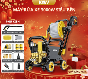 Máy rửa xe KAW 335A lõi đồng, Công suất lớn, Siêu bền, Áp lực mạnh, Làm sạch mọi vết bẩn