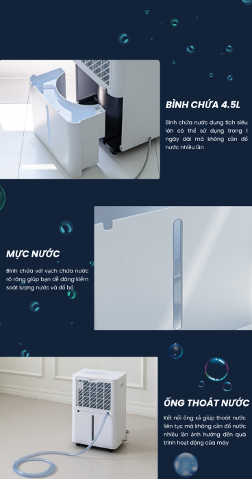 Máy hút ẩm Rulax 24L - Sức mạnh từ công nghệ máy nén