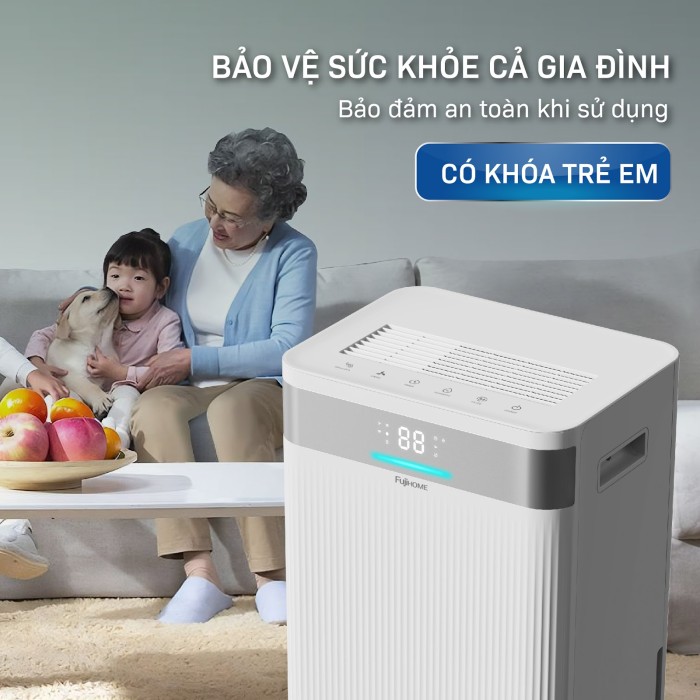 Máy Hút Ẩm Block DH40NW 40 Lít - Công Suất Mạnh Mẽ, Điều Khiển Wifi Thông Minh