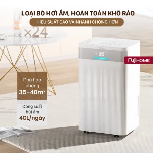 Máy Hút Ẩm Block DH40NW 40 Lít - Công Suất Mạnh Mẽ, Điều Khiển Wifi Thông Minh