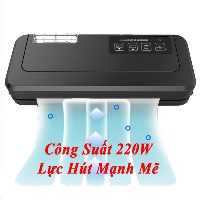 Máy Hút Chân Không KAW P290 Cao Cấp – Không Kén Túi, Hút Khô & Ướt, Hàn Nhanh, Giữ Thực Phẩm Tươi Lâu