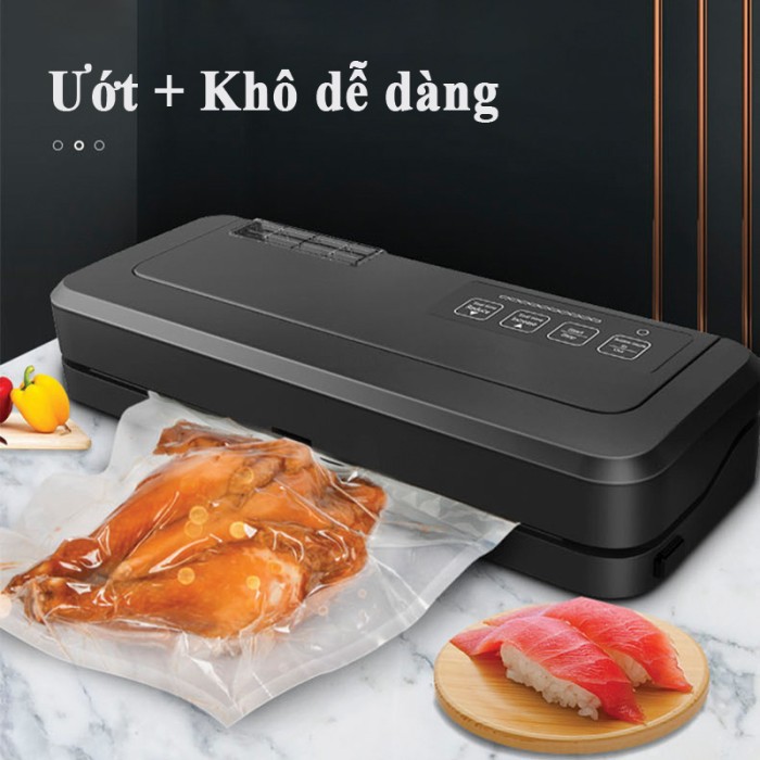 Máy Hút Chân Không KAW P290 Cao Cấp – Không Kén Túi, Hút Khô & Ướt, Hàn Nhanh, Giữ Thực Phẩm Tươi Lâu
