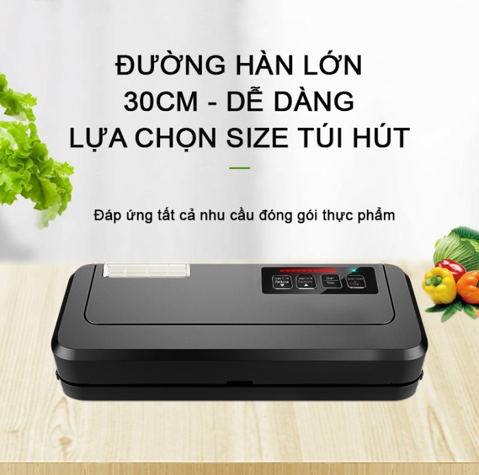 Máy Hút Chân Không KAW P290 Cao Cấp – Không Kén Túi, Hút Khô & Ướt, Hàn Nhanh, Giữ Thực Phẩm Tươi Lâu
