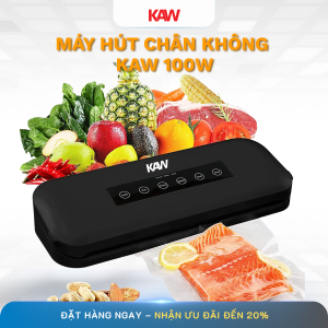 Máy Hút Chân Không KAW 100W – Máy Hút Mini, Hàn Miệng Túi Tự Động, Bảo Quản Thực Phẩm Tươi Lâu