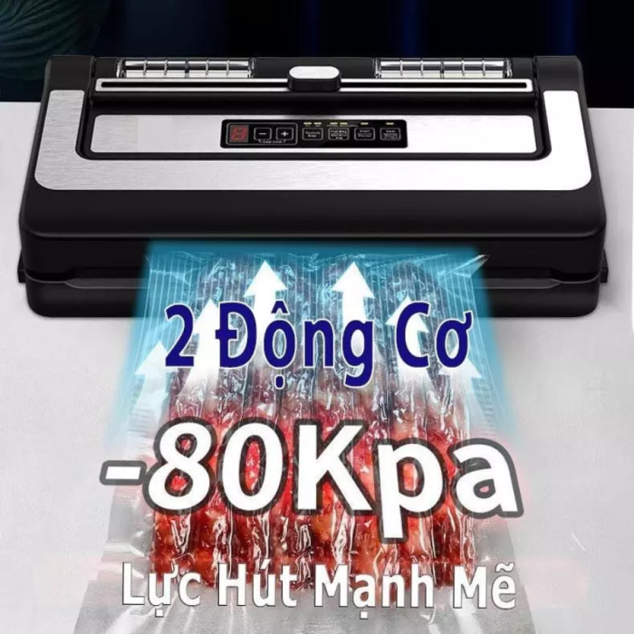 Máy Hút Chân Không KAW K34 – Lực Hút Mạnh, Hút Khô & Ướt, Không Kén Túi, Hàn Tự Động, Bảo Hành 12 Tháng