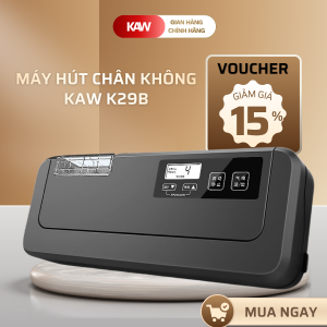 Máy Hút Chân Không KAW K29B – Hút Khô & Ướt, Hàn Miệng Túi Tự Động, Thiết Kế Nhỏ Gọn, Tiện Dụng