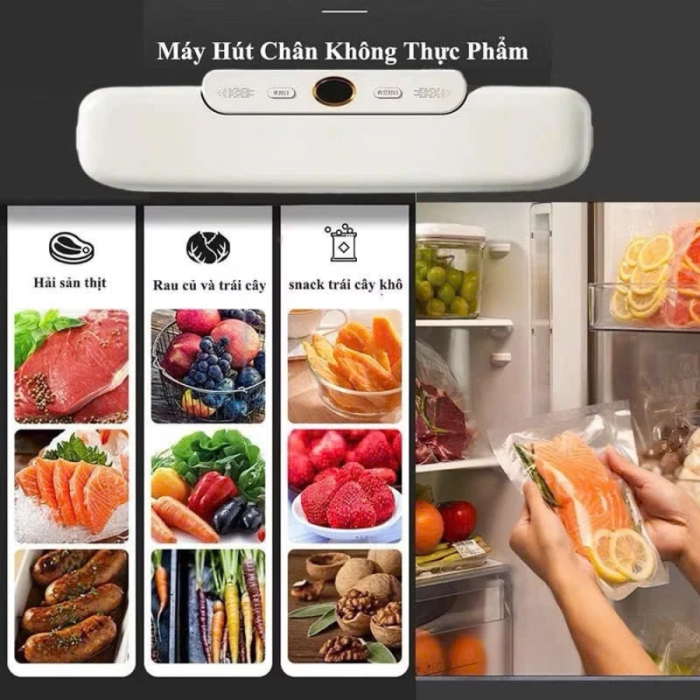 Máy Hút Chân Không KAW FK3 – Mini 90W, Hàn Miệng Túi Nhanh, Thiết Kế Nhỏ Gọn, Dễ Sử Dụng