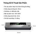 Máy Hút Chân Không KAW K5 – Hút Tự Động, Tích Hợp Dao Cắt Túi, Hàn 30cm, Khử Trùng UV, Đa Năng Cho Gia Đình