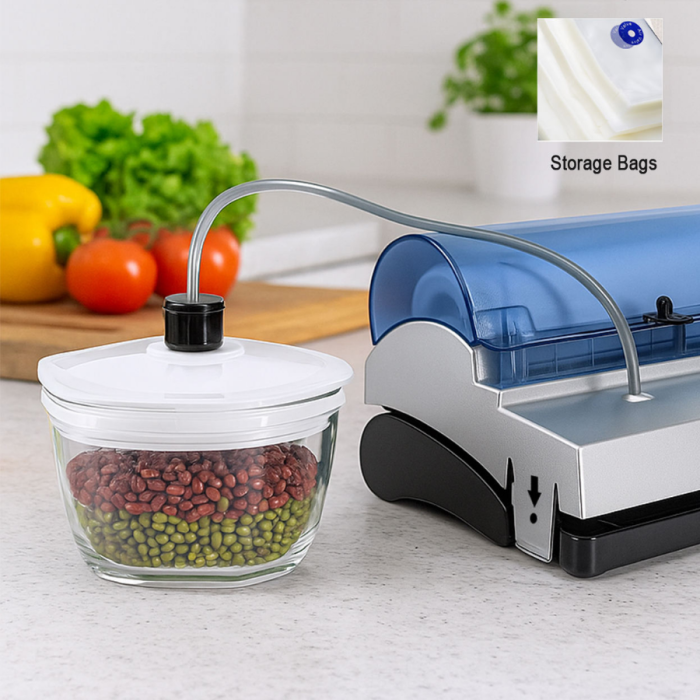 Máy Hút Chân Không KAW P247 Chính Hãng – Hút Khô & Ướt, 3 Chế Độ Thông Minh, Hàn Túi 32cm, Lực Hút Mạnh