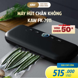 Máy Hút Chân Không KAW FK-791 – Lực Hút Mạnh, Hút Khô & Ướt, Có Hút Ngoài, Hàn Túi Nhanh