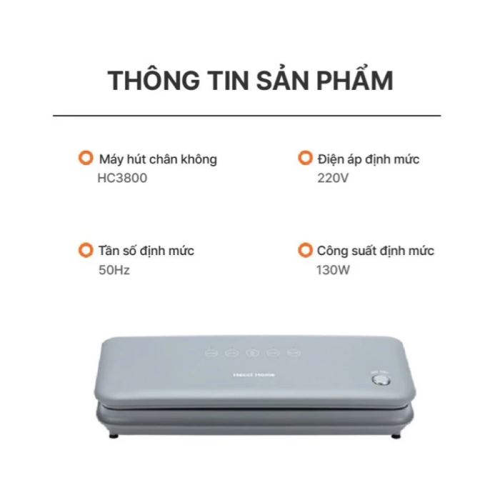 Máy Hút Chân Không KAW H34 Không Kén Túi – Hút Mạnh, Hàn Tự Động, Dùng Được Nhiều Loại Túi