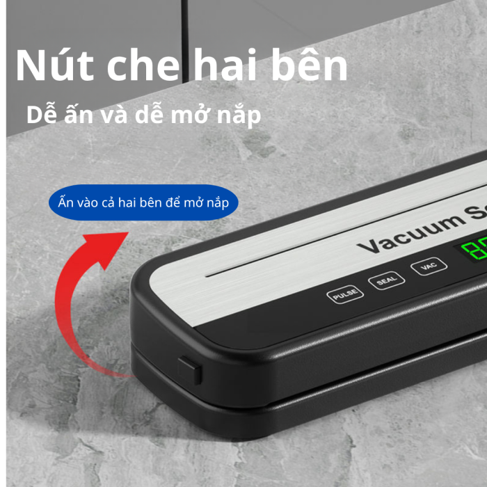 Máy Hút Chân Không Thực Phẩm KAW 134A Mini Cầm Tay – Hàn Miệng Túi Nhanh, Bảo Quản Thực Phẩm Tươi Lâu