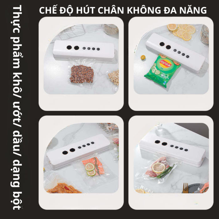 Máy Hút Chân Không Thực Phẩm KAW 256A Cảm Ứng Tự Động – Công Suất Mạnh, Hàn Miệng Túi Nhanh, Hỗ Trợ Khô & Ướt