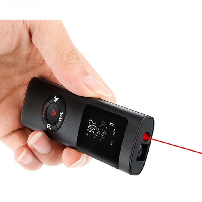 Máy Đo Khoảng Cách Laser KAW 524A Mini 40m Sạc USB, Đo Chính Xác Cao, Thiết Kế Nhỏ Gọn Thông Minh