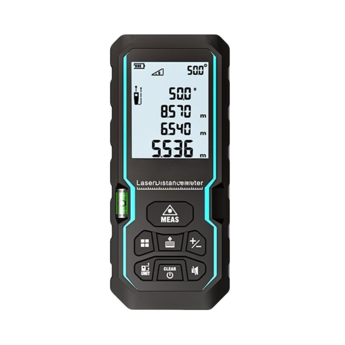 Máy Đo Khoảng Cách Laser KAW 525A Cao Cấp 100m Đa Chức Năng, Màn Hình Lớn, Độ Chính Xác Cao