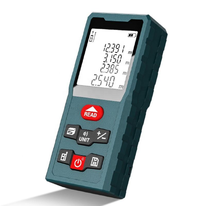 Máy Đo Khoảng Cách Laser KAW 526A 60-100m Đa Năng, Độ Chính Xác Cao, Màn Hình LCD Có Đèn Nền