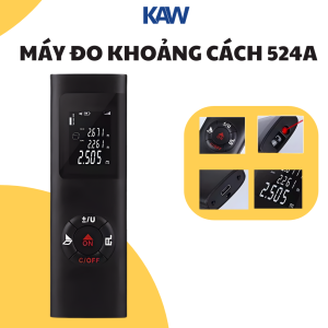 Máy Đo Khoảng Cách Laser KAW 524A Mini 40m Sạc USB, Đo Chính Xác Cao, Thiết Kế Nhỏ Gọn Thông Minh