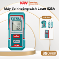 Máy Đo Khoảng Cách Laser KAW 523A Phạm Vi 50m Chính Xác Cao, Màn Hình LCD, Đo Nhanh Chuyên Nghiệp