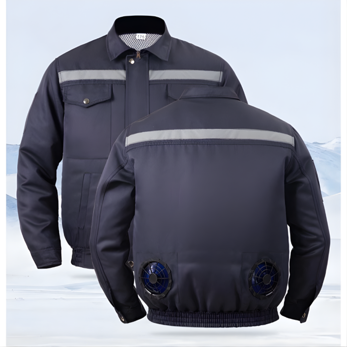 Áo Điều Hòa KAW 558C Màu Xanh Than – Áo Quạt Làm Mát Cao Cấp, Thoáng Khí, Giảm Nhiệt Hiệu Quả