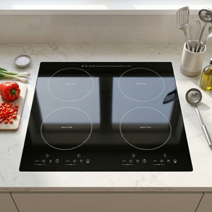 Bếp Từ 4 Vùng Nấu D4-02, Đẳng Cấp Châu Âu Cho Căn Bếp Hiện Đại