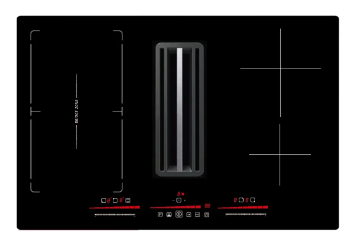 Bếp Từ 4 Vùng Nấu Công Suất Khủng 7500W – Tích Hợp Hút Mùi Hiện Đại