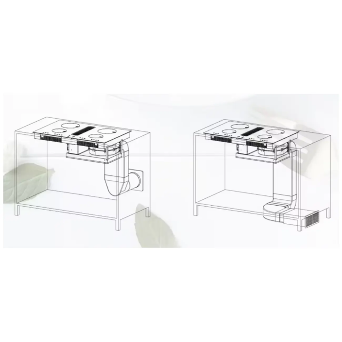 Bếp Từ 4 Vùng Nấu Công Suất Khủng 7500W – Tích Hợp Hút Mùi Hiện Đại
