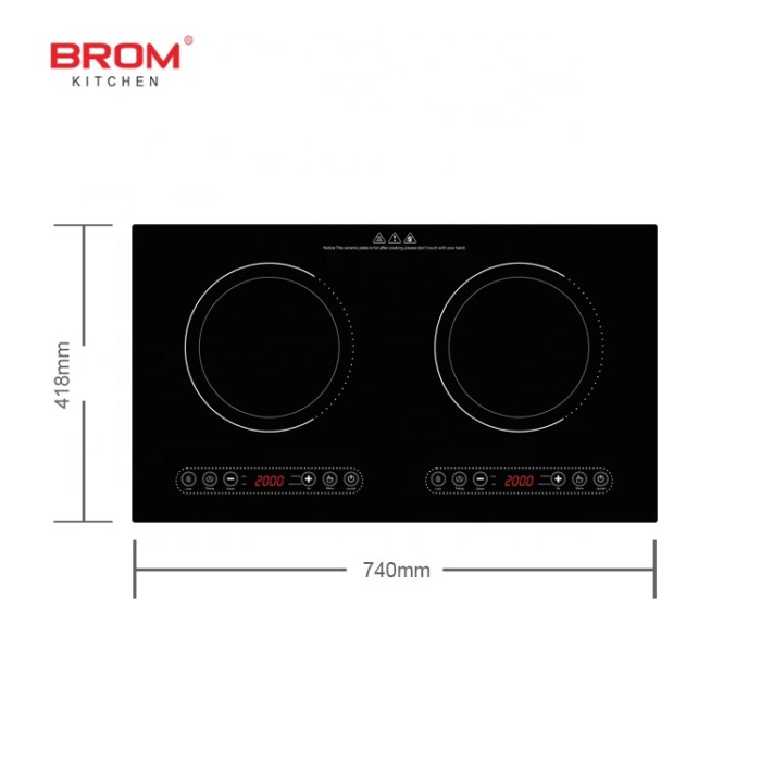 Bếp Từ Đôi Lắp Âm HC-T3607, Sự Kết Hợp Hoàn Hảo Giữa Hiệu Suất Và Thẩm Mỹ